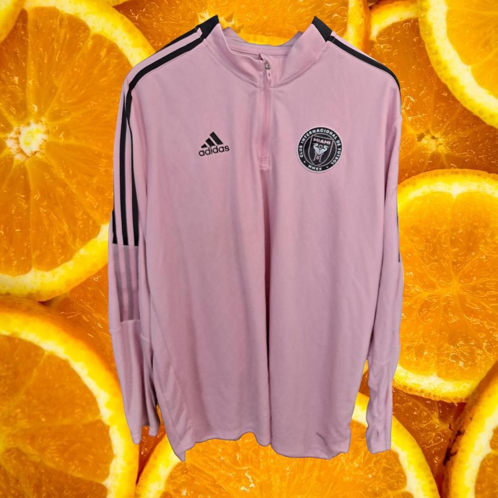 Adidas 1/2 Zip Pink Club Intercontinental Futbol Miami MMXX Size 3XL